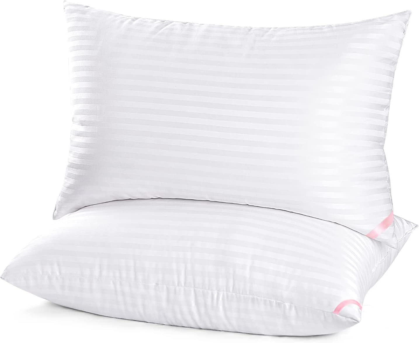 Hotel Collection Bed Pillows for Sleeping 2 Pack Queen Size,Pillows for Side and Back Sleepers,Super Soft down Alternative Microfiber Filled Pillows,20 X 30 Inches