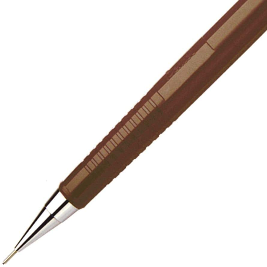 Pentel 0.3Mm P200 Series Mechanical Pencil Lead with Brown Barrel
