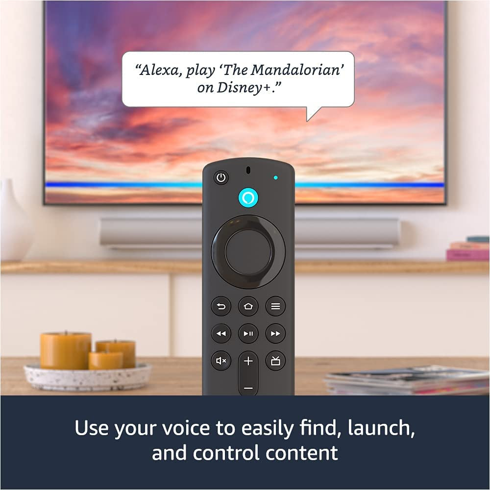Fire TV Stick with Alexa Voice Remote (Includes TV Controls), HD Streaming Device