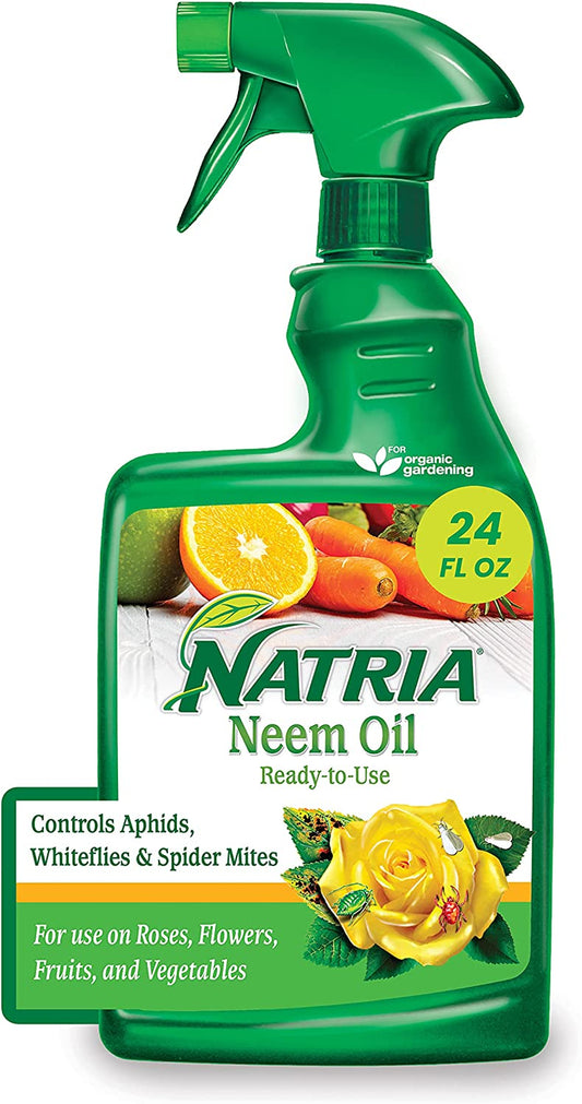 706250A Neem Oil Spray for Plants Pest Organic Disease Control, 24-Ounce, Ready-To-Use