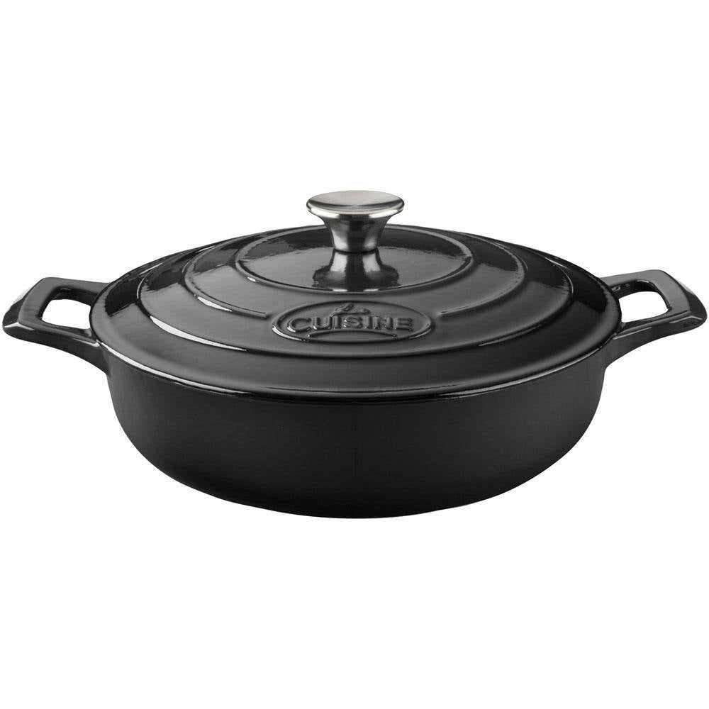 PRO Range 5-Piece Cast Iron Cookware Set in Slate Black