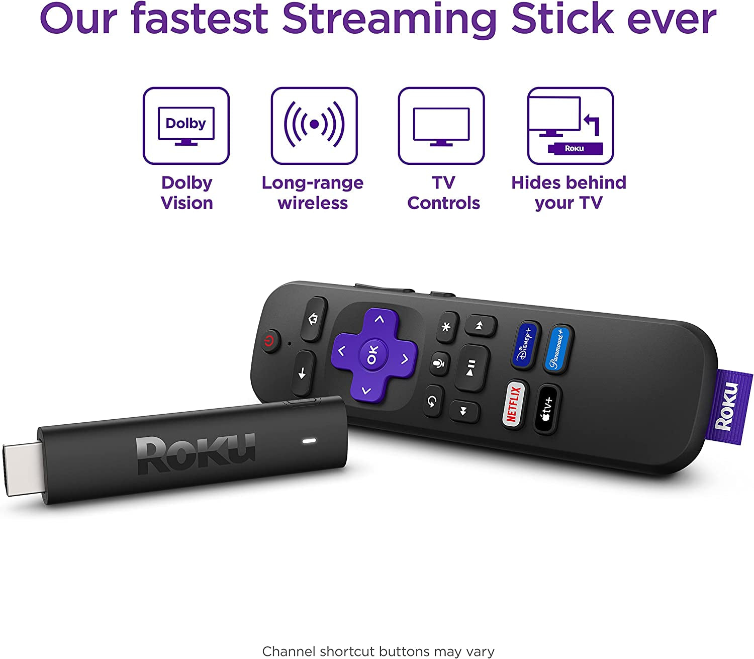 Streaming Stick 4K 2021 | Streaming Device 4K/Hdr/Dolby Vision with  Voice Remote and TV Controls