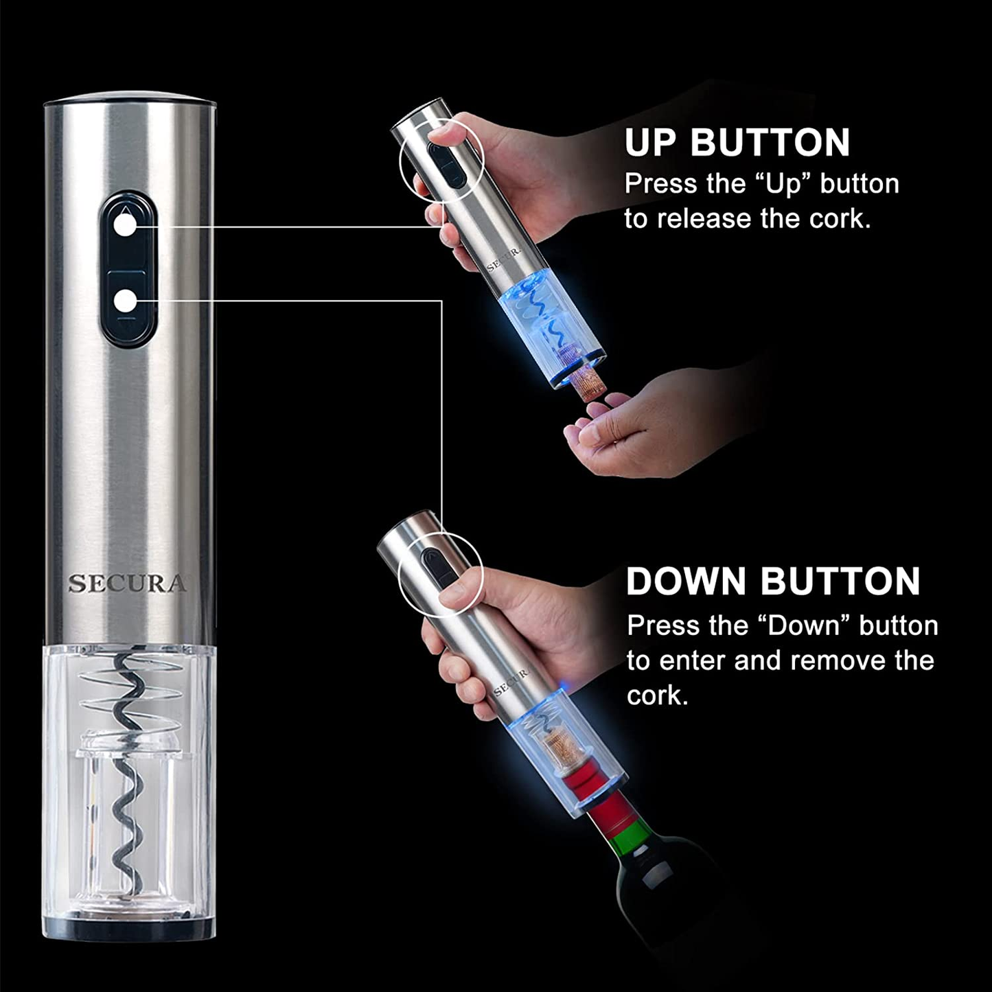 Automatic Electric Wine Bottle Opener – Merchandise Plug