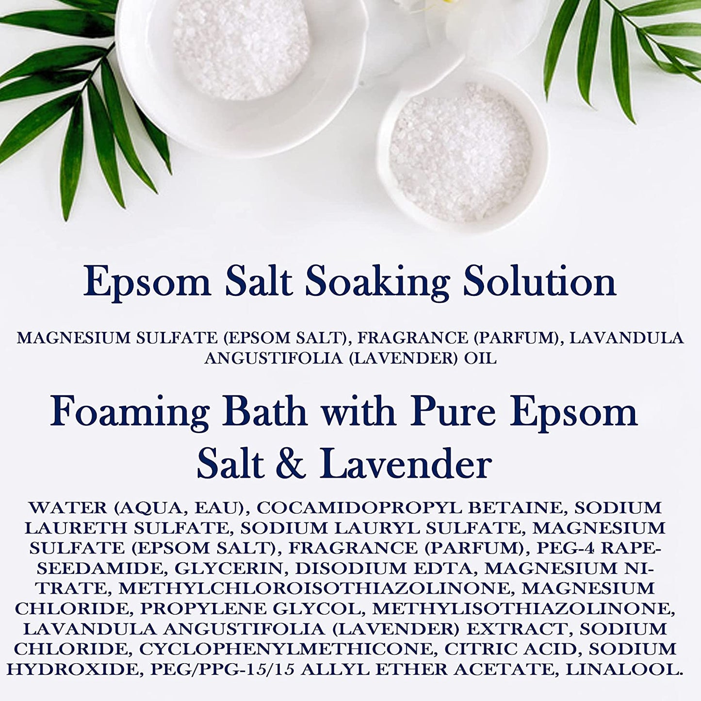 Dr. Teal'S Epsom Salt Soaking Solution and Foaming Bath with Pure Epsom Salt Combo Pack, Lavender