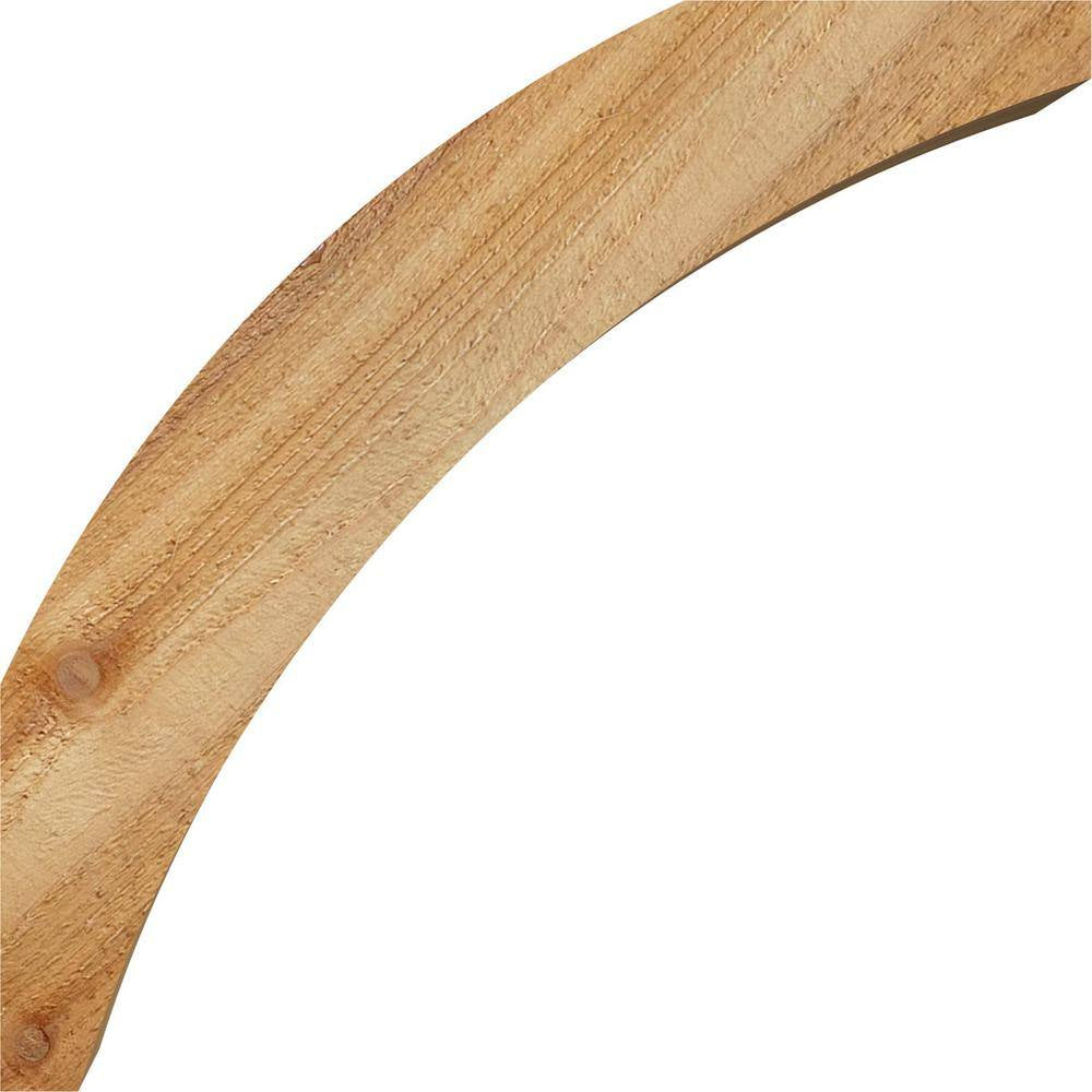 6 In. X 14 In. X 14 In. Western Red Cedar Thorton Rough Sawn Brace