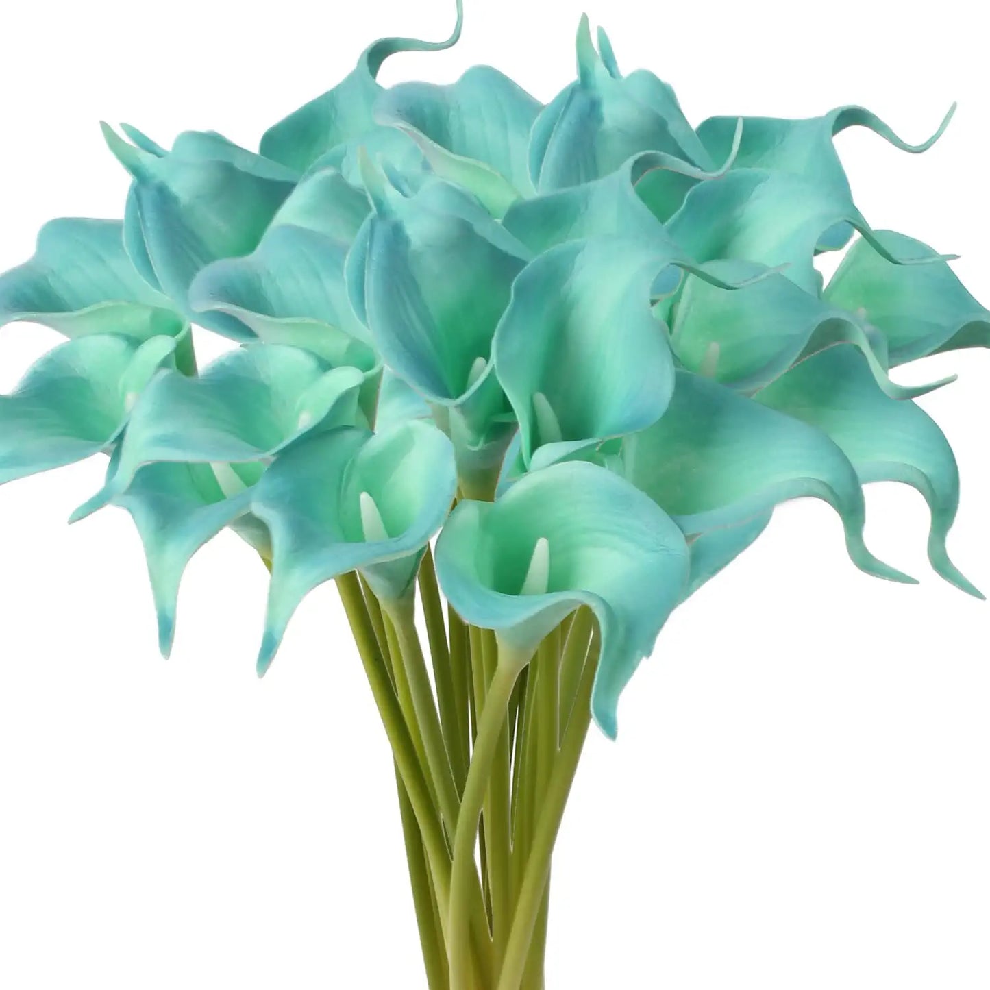 Calla Lily Artificial Flowers Real Touch Flowers Fake Lily Fake Flowers for Decoration Calla Lillies Artificial Spring Flowers Tiger Lilly Flowers Calla Lily Bouquet for Wedding Home Decor-Blue Lily